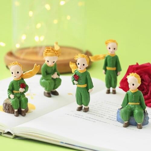 Prince Resin Landscape Desktop Ornament Festival Decorations Photo Props DIY Decor Figurines Crafts