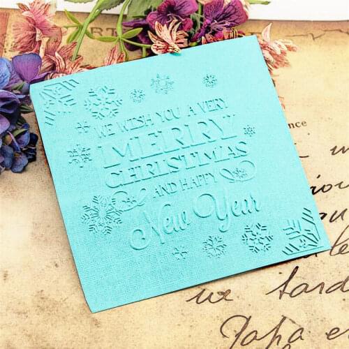 HOT plastic Merry Easter craft card making paper card album wedding decoration clip Embossing folders