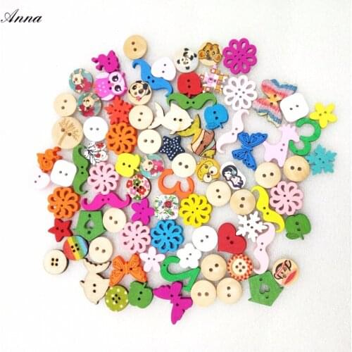 30g Top Quality Rich Style 30 Gram Buttons Decorative Cute Sweety Wood Resin Promotions Mixed Sewing Scrapbook DIY Sewing Tools