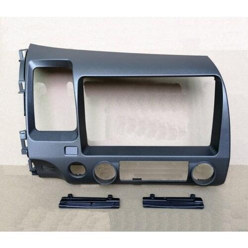 Car Fascia Navigation Frame Dash Kit For 9" Android Multimedia Player For Civic Ciimo 2006 2007 2008 2009 2010 2011