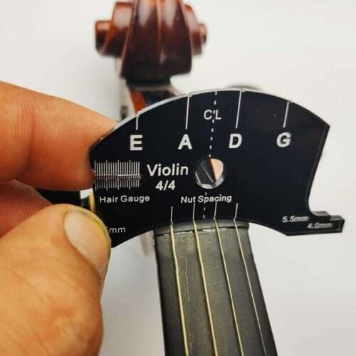 1/2 3/4 4/4 Violin Bridge Fingerboard Scraper Template Repair Tool for Cello Viola Violin Accessories