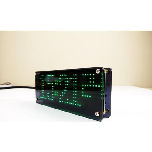 SMD LED Dot Matrix Digital Clock Production Kit Electronic Clock Kit Diy Clock Kit