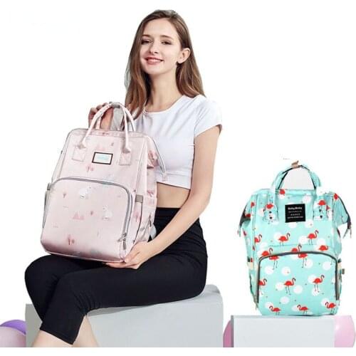 Diaper Mummy bag shoulder bag multi-function large-capacity printing fashion hot mom mother bag mother and baby bag handbag