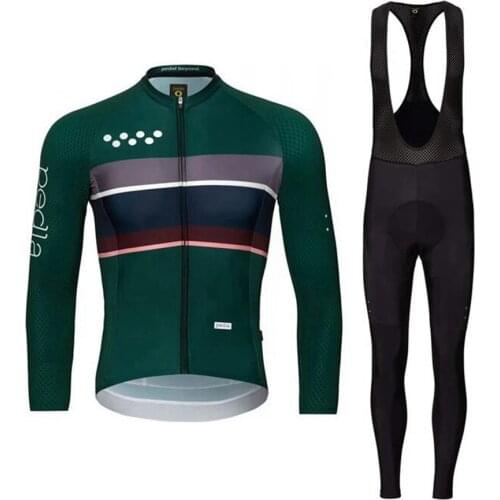 Pedla long-sleeved cycling clothing 2021 Breathable quick-dry cycling Jersey traje Maillot ciclismo manga larga hombre