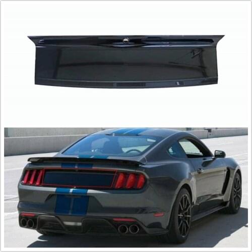 For Ford Mustang Black Rear Lid Trunk Decklid Panel Moulding Trim A 2015 2016 2017 2018 2019