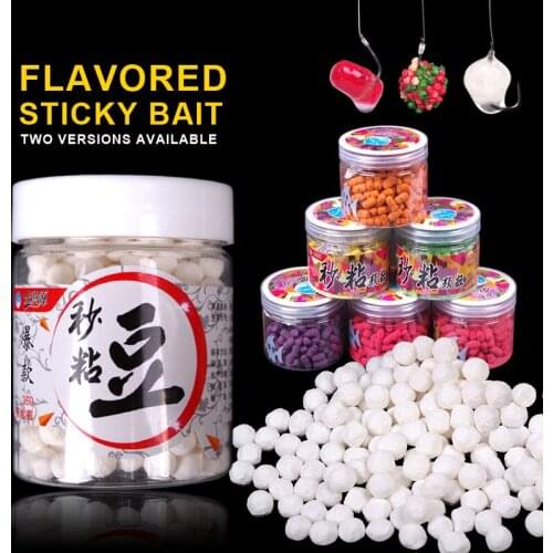 1 Bottle 270/320pc Carp Fishing Lure Pellet Boillie Balls Fishing Bait Carp Hook Baits for Pole Fishing Catfish Sunfish Bluegill