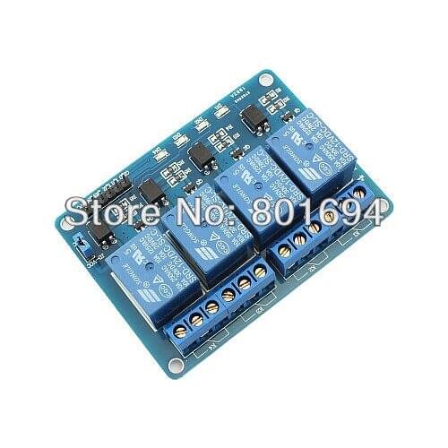 10 Pcs/Lot 12V 4-Channel Relay Module For Microcontroller 8051 AVR PIC DSP ARM