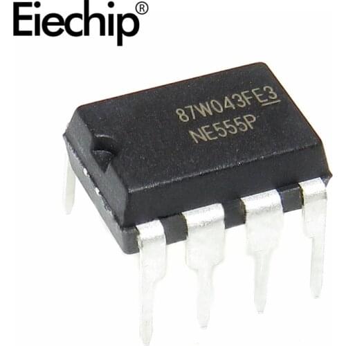 10pcs/Lot New and Original Integrated Circuit IC NE555P NE555 Clock Timer Oscillator SINGLE TIMER 100KHZ 8-DIP