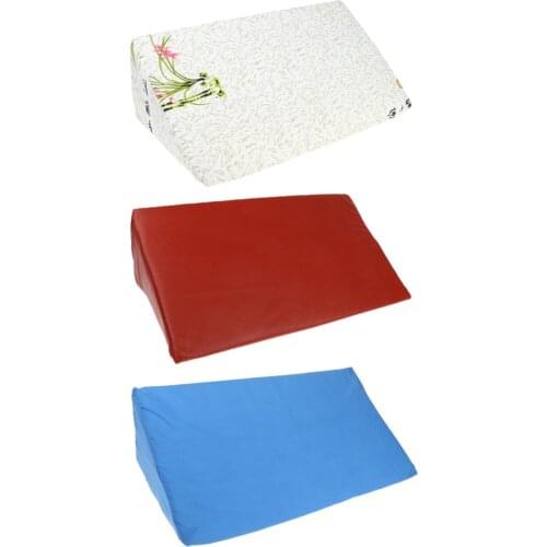 3Pcs Comfort Triangle Bedridden Pillows Wedge Cushion With Removable Cover