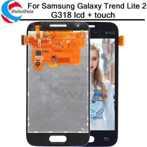 800x480 For Samsung Galaxy Trend Lite 2 G318 G318H LCD Display with touch screen Digitizer Replacement parts for SM-g318 lcd