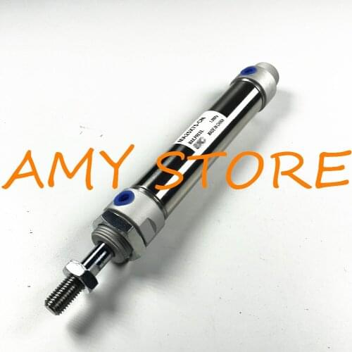 AIRTAC Type Cylinder MA25-75S-CM (MA25-75-CM) Mini Pneumatic Cylinder Double Acting 25-75mm Accept custom