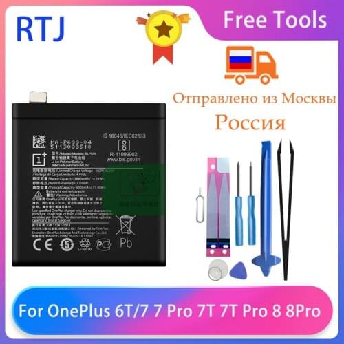 Original OnePlus 7 Pro One Plus 7Pro Phone Battery BLP699 4000mAh High Capacity One Plus Phone Batteries Free Tools Phone AKKU