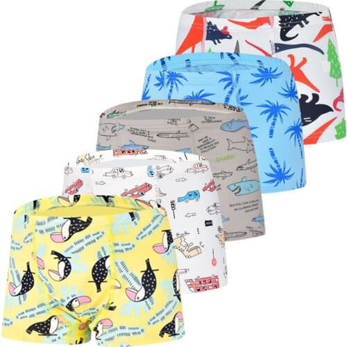 Bamboo grid Underwear For Boys
