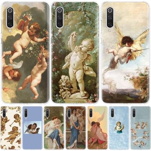 Angel Cupid Art Phone Case for Xiaomi Redmi Note 10 9 9S 8 8T 7 9A 9C 8A 7 7A 6A S2 K20 K30 Pro Fashion Cover Capa