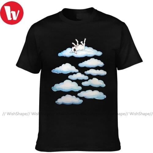 Bullterrier T Shirt Man Awesome Cotton Graphic Tee Shirt Short Sleeves Classic T-Shirt Big