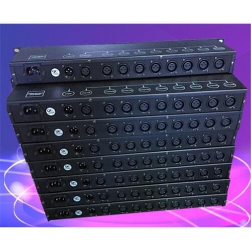 Hot Sale 8 Way DMX512 Signal Amplifier Stage Light DMX512 Amplifier DMX Signal Distributor Stage Lighting