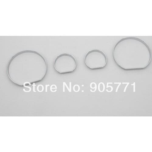Chrome Dashboard Gauge Ring Bezel Set for BMW E46