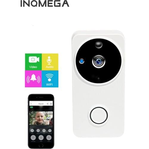 INQMEGA Video Doorbell Smart Wireless WiFi Security Door Bell Visual Recording Home Monitor Night Vision Intercom door phone