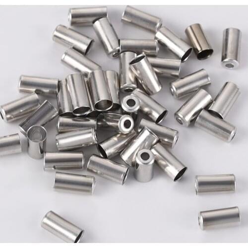 50/100Pcs/Lot Silver Bicycle Mountain Bike Riding Parts Shifter Cycling Accessories Cord End Covers Brake Line Cap Cable Caps