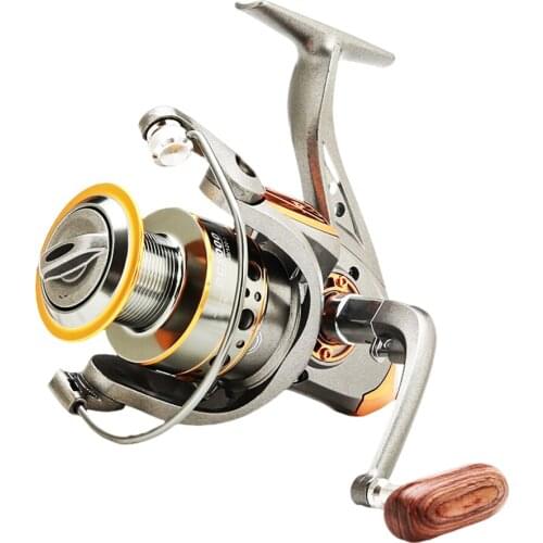 Discount! Fishing Reel Feeder 1000-7000 Metal Spool Wheel 10KG Max Drag 5.2:1 Freshwater Saltwater Sea Spinning Fishing Rod Reel