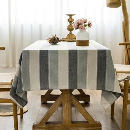 MY&YK Linen Tablecloths On The Table