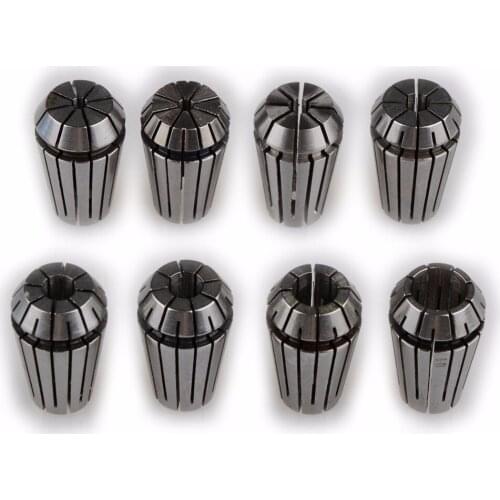 8Pcs/lot ER16 3-10mm Spring Collet Set For CNC Milling Machine Engraving Lathe Tool Free Shipping