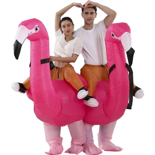 Love/Youth Flamingo Inflatable Costume Christmas Costumes Adult Cosplay Party Funny Clothes Masquerade Costume Party