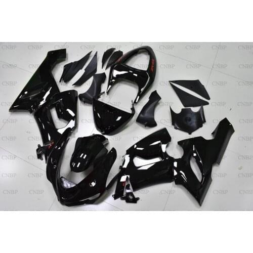 Ninja ZX-6r 2005 - 2006 Fairing Kits for Kawasaki ZX6r 2006 Fairing Kits 636 ZX-6r 2006 Black Plastic Fairings