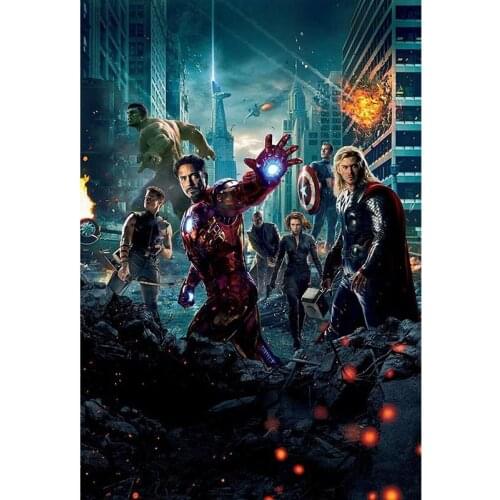 Customize Film City Hero War Photography Background Live Backdrop Baby Children Birthday Party Decoration Tapestry Photo Studio