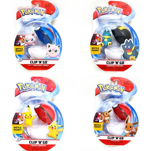 Pokemon Pikachu Fat Ding Yin Bu Kabi Beast WCT Belt Master ball Pokeball Japanese Movie&TV Action Figures Anime Toys