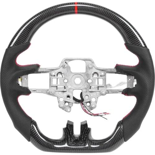 Carbon Fiber Heated Steering Wheel Fit for Ford Mustang EcoBoost GT Shelby GT350 /GT350R 2018 2019 2020