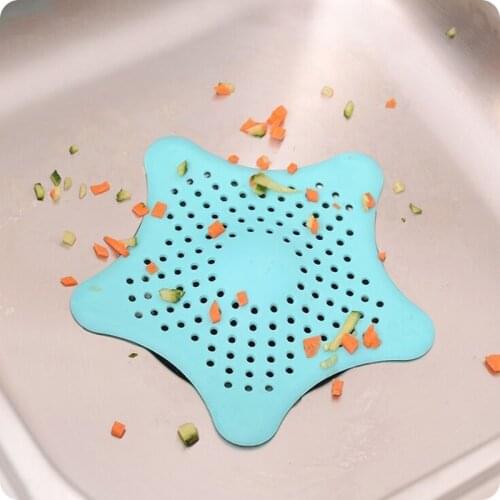 Sea Star Bath Sink Strainer Drain Hair Catcher Bath Stopper Plug Sink Strainer Filter Shower Sink Strainer Kitchen Accessories