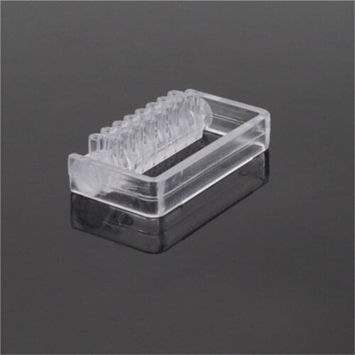 Dental Lab Supplies Bur Holder For FG 1.6 Diamond Burs 16 Slots Color Clear