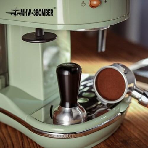 New 51mm Coffee Tamper For Delonghi Thread Base Stainless Steel Espresso Powder Hammer Coffee Accessories For Barista Tools