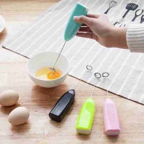 Kitchen Tools Electric Milk Foamer for Coffee Cappuccino Creamer Frother Foamer Drink Whisk Mixer Egg Beater Mini Handle Stirrer