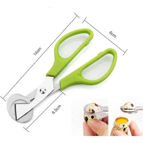 High Quality Material Egg Scissors Egg Topper Cutter Shell Opener Stainless Steel Boiled Raw Egg Open Creative Kitchen Tools