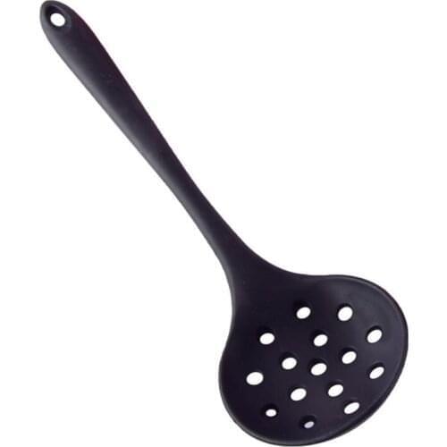 1pc Kitchen Cooking Spoon Silicone Non Stick Slotted Spoon Ladle Spoon For Home Kitchen Cooking Tools Accessories