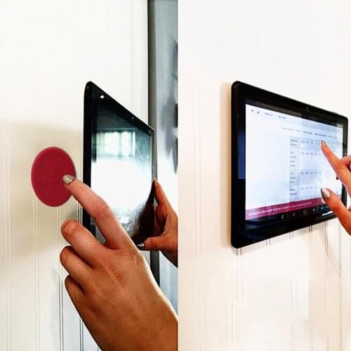 3pc Tablet Wall Mount Magnetic Holder Stand car holder For ipad Magnet Adsorption Principle pick & place for iPad tablet stand