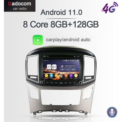 720P PX6 8" DSP 2 din Android 10.0 4G+64G 8core Car DVD Player GPS autoradio car radio For Hyundai H1 Grand Starex 2016 2017