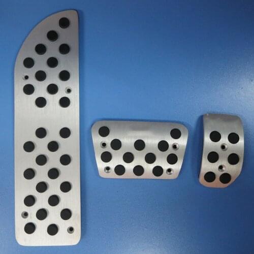 TTCR-II Car Accessory For VOLVO XC60 Non-slip Pedals,aluminium Antiskid Gas Accelerator Brake Footrest Plate pedals Pad Stickers