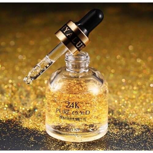 Hexapeptide 24K Gold Eye Face Serum Anti-Aging Anti-Wrinkle Moisturizing Protein Tense Moisture Essence Eye Skin Care