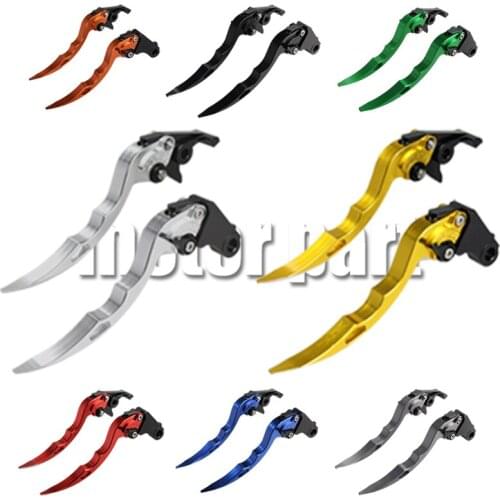 For 2005-2006 Kawasaki Ninja ZX6R 636 ZX6RR ZX 6R ZX 6RR Motorcycle Racing Adjustable Blade Brake Clutch Levers 05 06