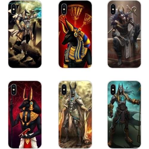 For Samsung Galaxy A3 A5 A7 A9 A8 Star A6 Plus 2018 2015 2016 2017 Egypt Anubis Pattern Accessories Phone Shell Covers