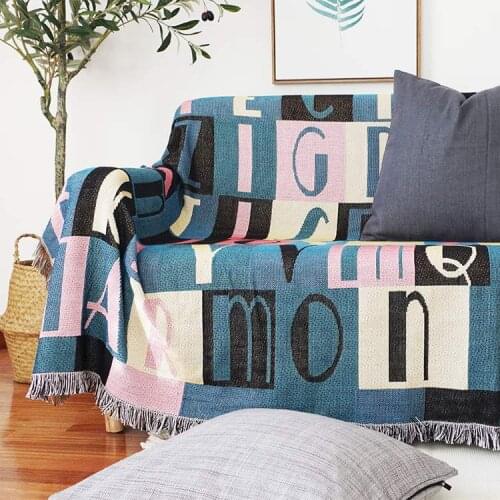 Stretch Sofa Covers for Living Room Decorative Slipcovers for Furniture Sectional Sofa Nordic Throw Blanket for Bed