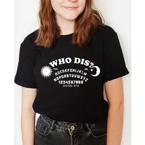 Who Dis Ouija Board Unisex T-shirt Satan Kawaii Pastel Goth 666 Alternative