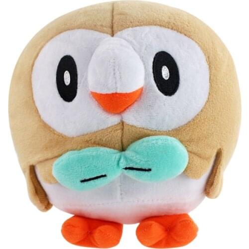 20cm Pokemon Rowlet Plush Toys Soft Stuffed Animals Cartoon Doll Gifts For Children