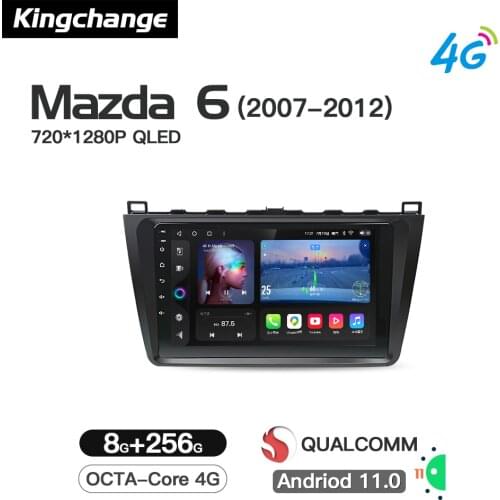 Kingchange Car Multimedia Video Player Navigation For Mazda 6 2 2007 - 2012 Radio Stereo BT GPS Wifi DSP