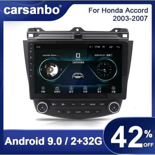 10.1 Inch Auto 2 Din Android 9.0 Navigation GPS Car Radio Multimedia Player for Honda Accord Andorid 2 Din Radio 2G+32G No Dvd