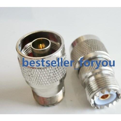 N Male Connector To UHF SO-239 SO239 Female Jack Coax Straight RF Adapter Connector