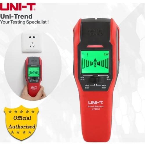 UNI-T UT387C Wall Scanner; wood/metal water pipe/rebar/copper pipe/live wire detector